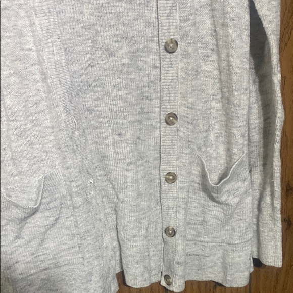 Abercrombie & Fitch Gray Knit Cardigan Sweater - Picture 3 of 5